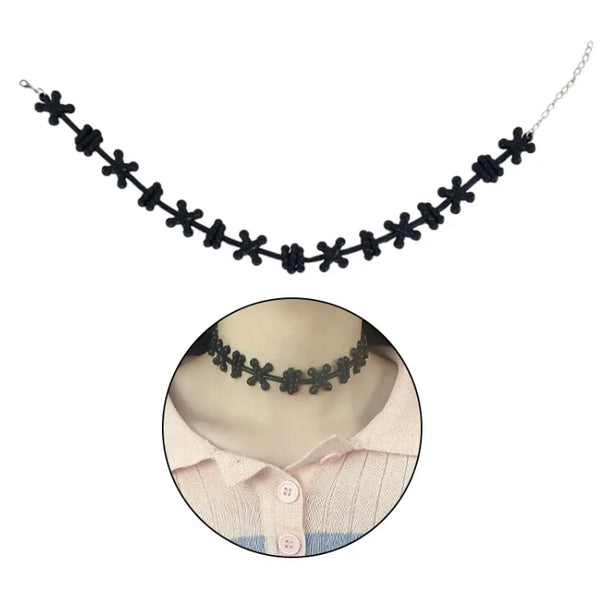 Rubber Wound Choker Necklaces