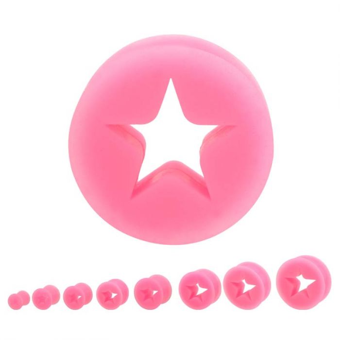 Silicone Star Tunnel- Color Options