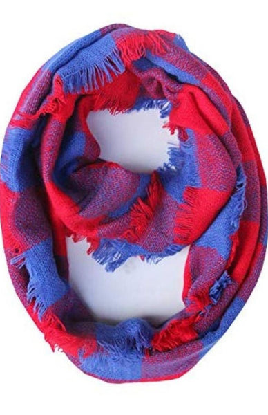 Buffalo Plaid Infinity Scarf