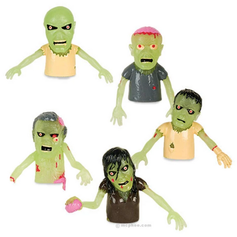 0 Zombie Glow - Finger Puppets - Corvus: Clothing and Curiosities