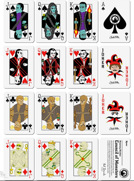 Council of Monsters Playing Cards - Corvus: Clothing and Curiosities