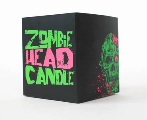 Zombie Head Candle (Green)