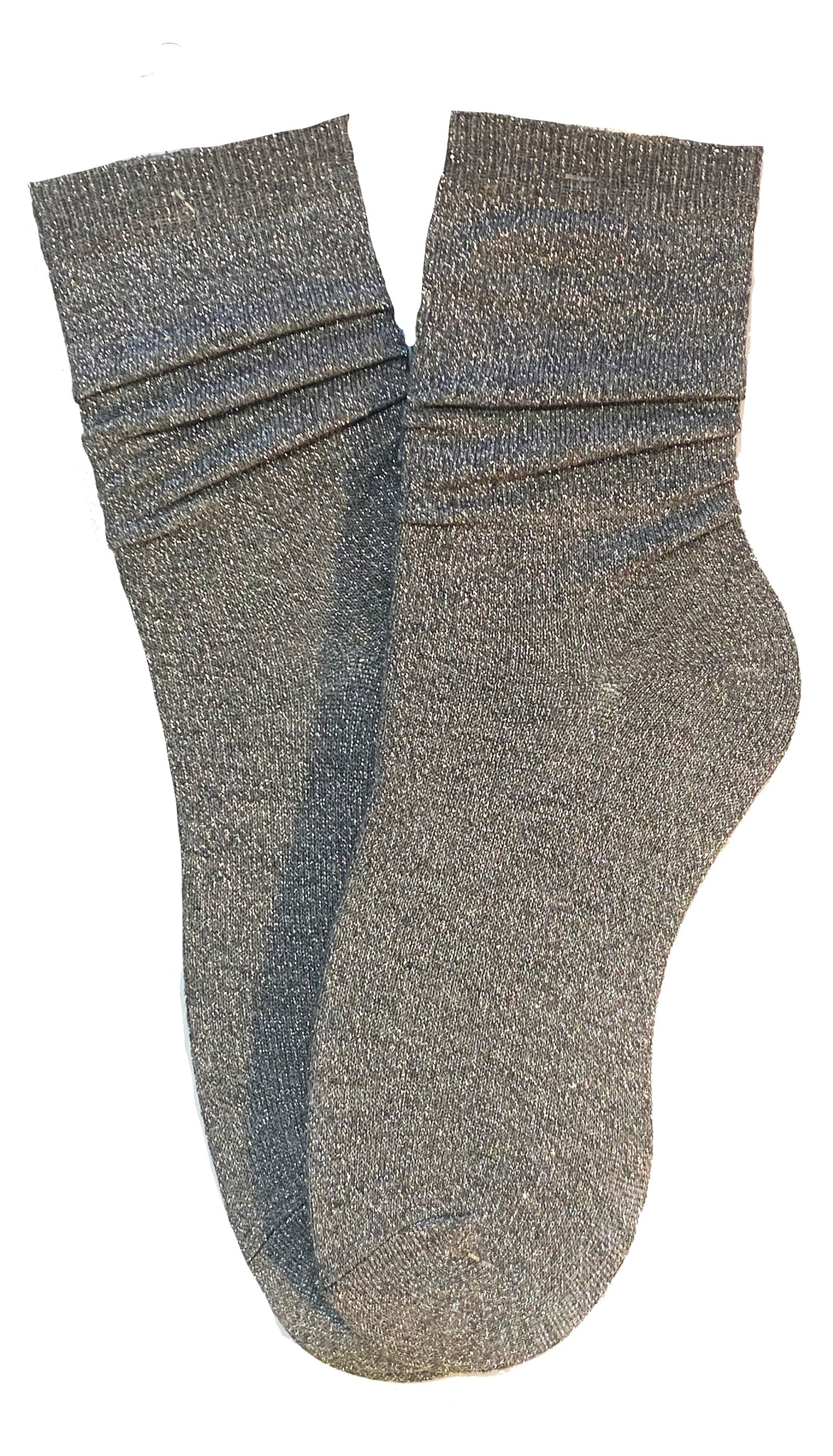 Metallic Stich Short Socks