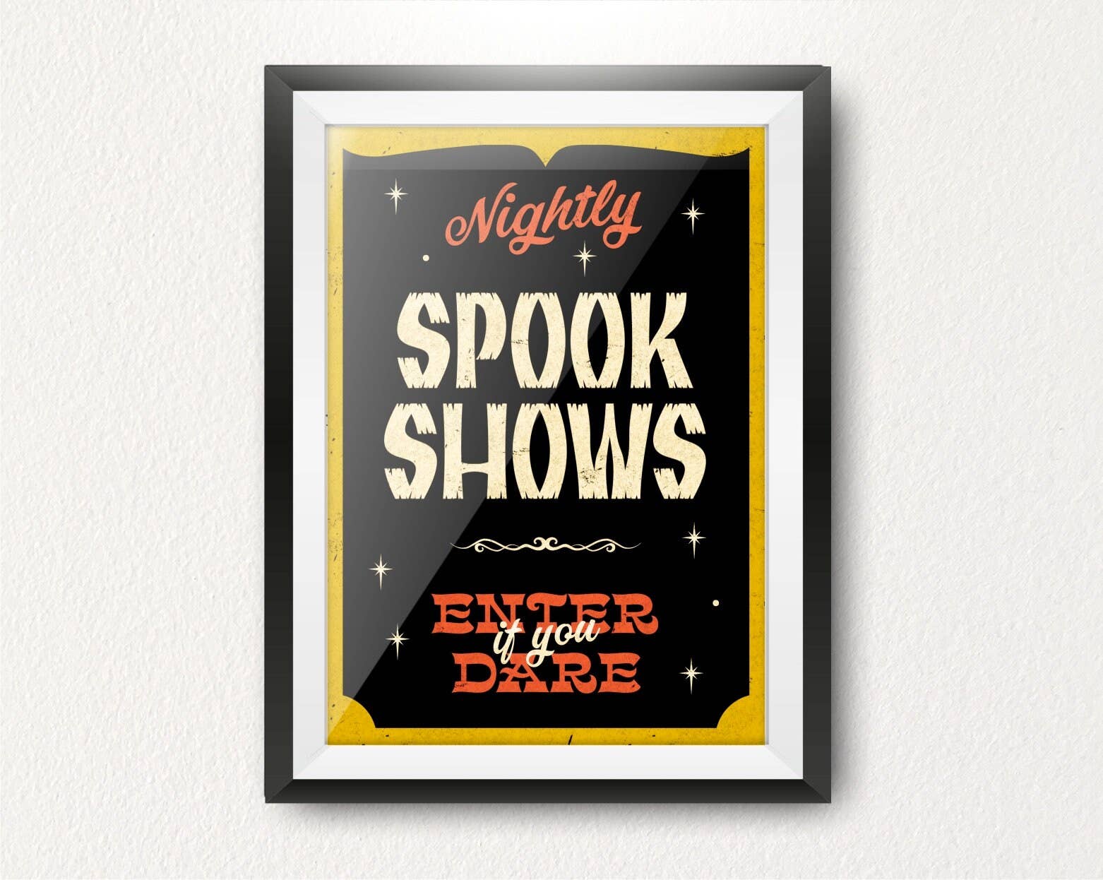Nightly Spook Shows Limited Edition Print - Classic, Cult,