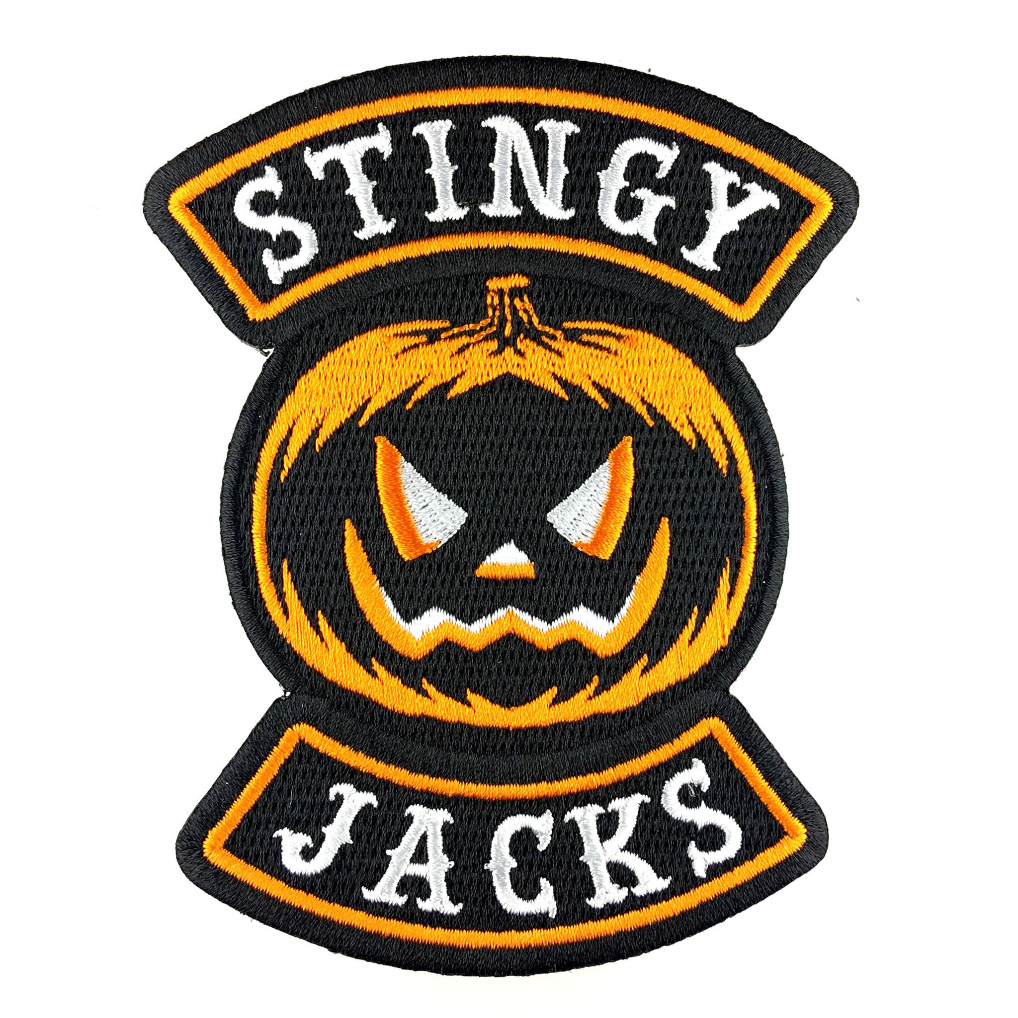 Stingy Jacks Jack-o-lantern Pumpkin Halloween Biker Patch
