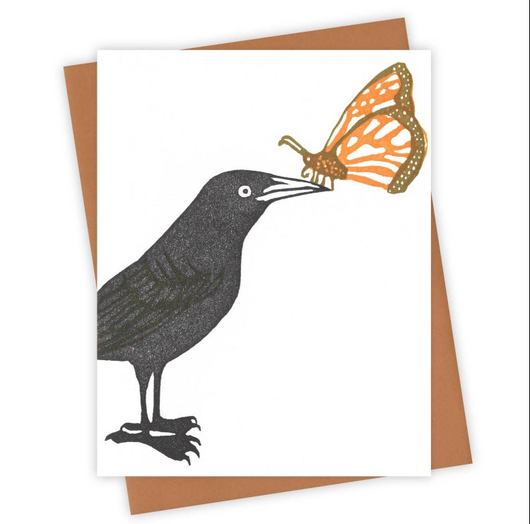 Butterfly Grackle Card