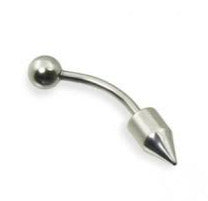 14G Spike Curved Barbell - Corvus: Clothing and Curiosities